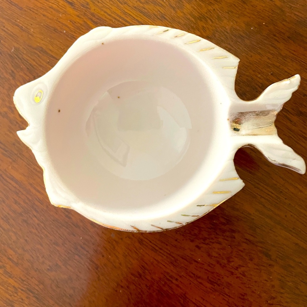 Vintage Fish ashtray Japanese hand painted